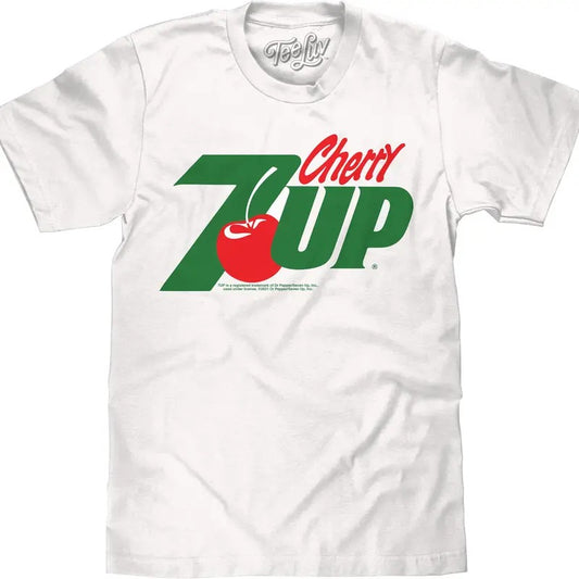 Cherry 7UP Soda T-Shirt - White