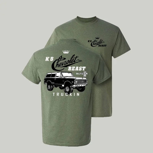 Chevy Trucks K5 Blazer King Of Trucks Vintage Graphic T-Shirt Unisex Ultra Cotton Crewneck Short Sleeve 100% Cotton - Menswear, Top  Tshirt men  gifts