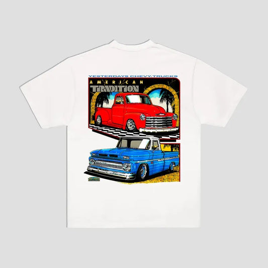 Chevy Yesterday Truck T-Shirt Classic OBS Trucks Menswear