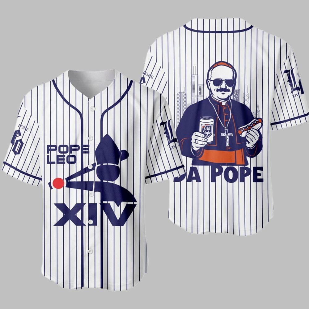 Chicago Pope Leo XIV Da Pope Baseball Jersey - Grishko.com