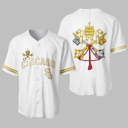 Chicago White Sox Pope Leo XIV Baseball Jersey 2025 - Grishko.com
