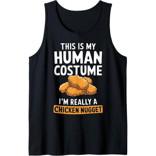 Chicken Nuggets for Women or Kids Funny Chicken Nuggets men Tank Top