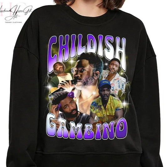 Childish Gambino Vintage Shirt, Childish Gambino 90s Rap Tee, Gift For Woman and Man Unisex T-Shirt