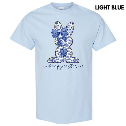 Chinoiserie Happy Easter Gildan Short Sleeve T-Shirt 'NLB'