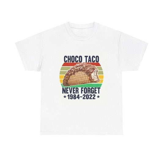 Choco Taco Shirt Vintage Funny Ice Cream Retro 90s Unisex Cotton Tee, Funny Dumb Tee, Meme Shirt, Menswear Womenswear Streetwear, Graphic Movie Shirt