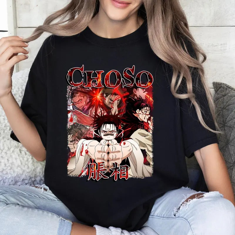 Choso JJK Character Tshirt Crewneck Hoodie Comfort Cotton