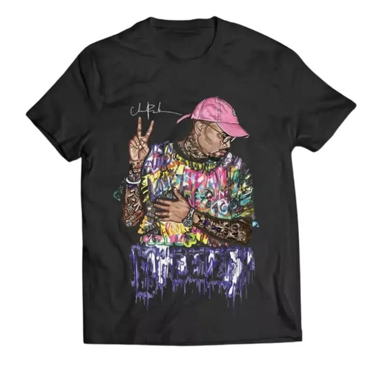 Chris Brown unisex t-shirt, vintage rap tee shirt, rock band shirt