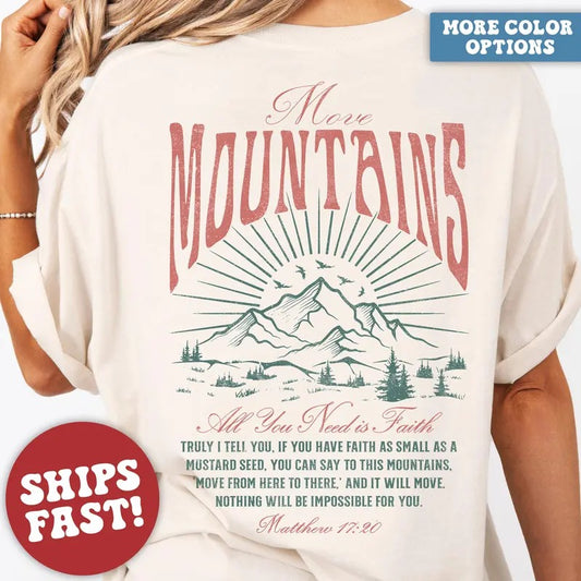 Christian Shirt, Christian Gifts, Inspirational Shirt, Religious Shirt, Bible Verse Cotton Crewneck