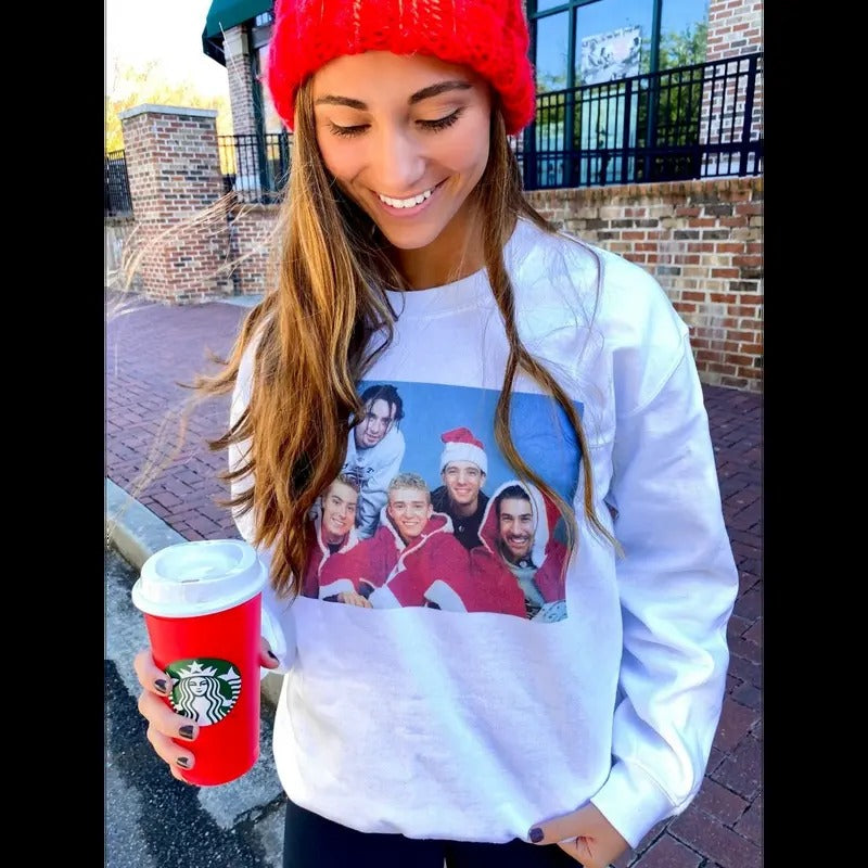 Christmas 'Happy Holidays' Festive NSYNC Sweatshirt