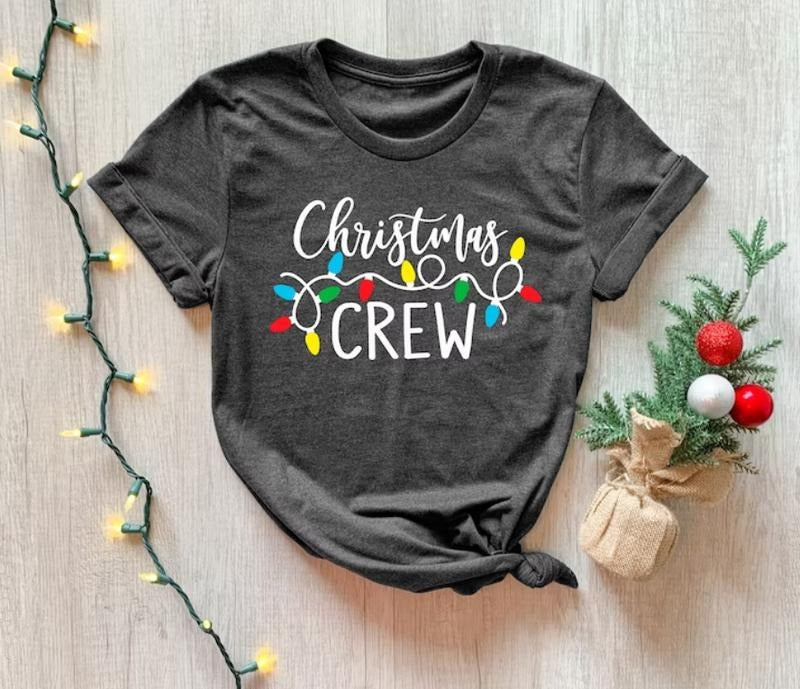Christmas Crew Shirt, Family Christmas Shirt, Family Christmas Graphic Tee, Sweatshirt, Hoodie Gift For Women Top Womenswear Underwear Humen Lady Streetwear