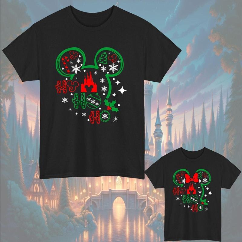 Christmas T Shirt Minnie Merry Xmas Festive Funny UnisexTee Made in USA