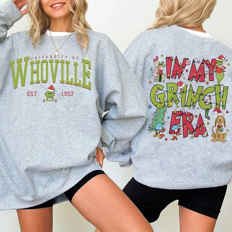 Christmas University Sweatshirt, Vintage Christmas Shirt, Christmas Movie Sweatshirt, Retro Christmas Hoodie