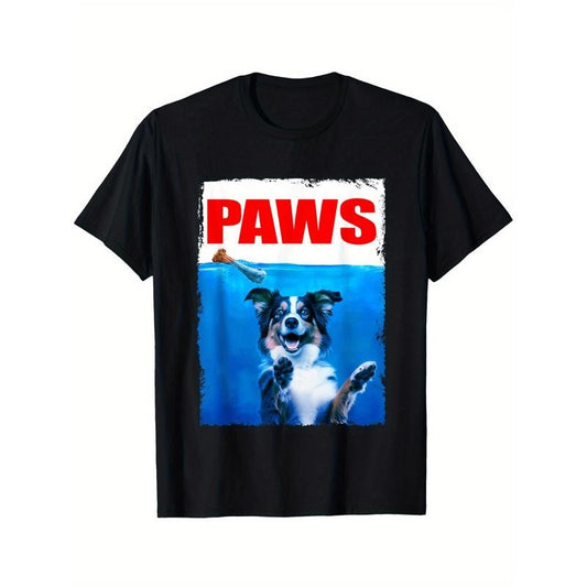 Classic Australian Shepherds Dog PAWS Animal Cute Pet Humor T-Shirt Comfortable leisure sports Halloween Christmas gift made in usa