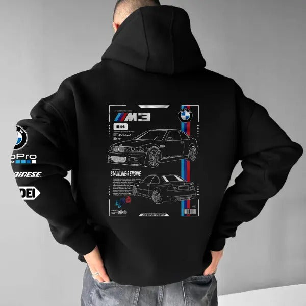 Classic Bimmer M3 E46 Hoodie, Unisex, Menswear, Street Racing men Shirt, Car Hoodie, Boyfriend Gift