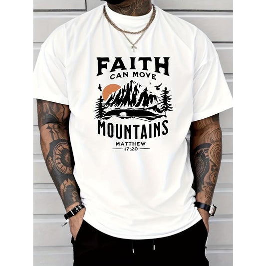 Classic Fit Summer Tee Shirt - T-Shirts for Men with Breathable Knit Fabric, Short Sleeve, Casual Style, Perfect for Outdoor Activities and Everyday Wear Made in USAstyle{n002}2