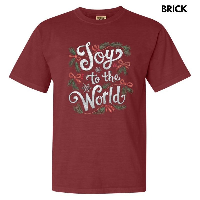Classic Joy To The World Comfort Colors T-Shirt