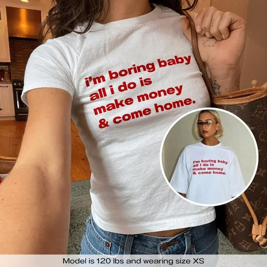 Classic Round Neck Baby Tee Shirt - Long Sleeve Men Top for Streetwear, Vintage 90s Aesthetic & Y2k Style Trend