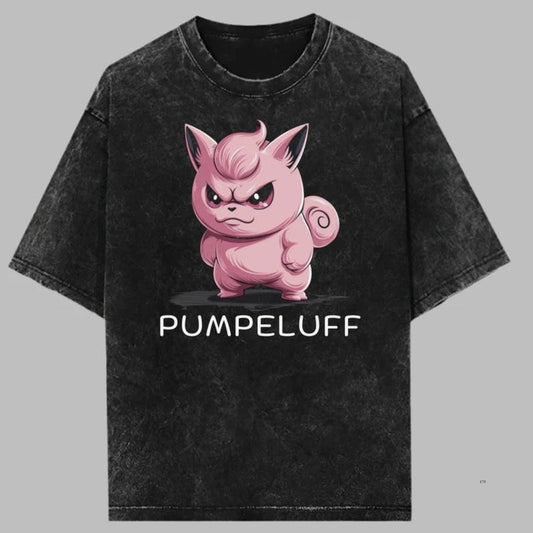 Clefairy Vintage Tee, Pokemon Graphic Tee, Pumpeluff T-Shirt, Gym Shirt, Anime Shirt, Gift For Anime Fans, Menswear Womenswear Top