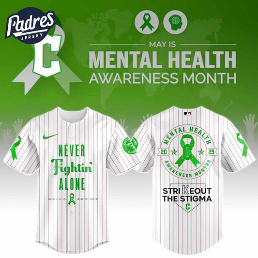 Cleveland Guardians MLB x Special Mental Health Awareness Week Baseball Jersey - Padres Jersey Oasis: Elevate Your Baseball Style Game