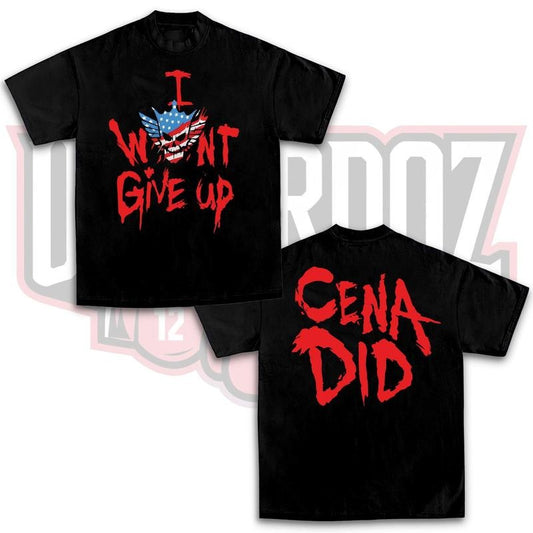 Cody Rhodes I Won't Give Up T-Shirt, WWE Fans Shirt, Wrestling Tee, Unisex Graphic For WWE Fans Clothing, WWE Tee, Menswear Cotton Streetwear Casual Crewneck Top