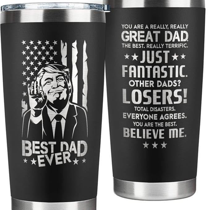 Collection Dad Tumbler, Christmas Gift For Dad from Daughter Son - Dad Gifts, Birthday Gifts for Dad, Birthday Gift Ideas, Father's Day Gifts, New Dad Gifts for Men 20 Oz Tumbler
