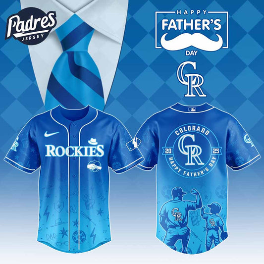 Colorado Rockies MLB x Fathers Day Baseball Jersey - Padres Jersey Oasis: Elevate Your Baseball Style Game