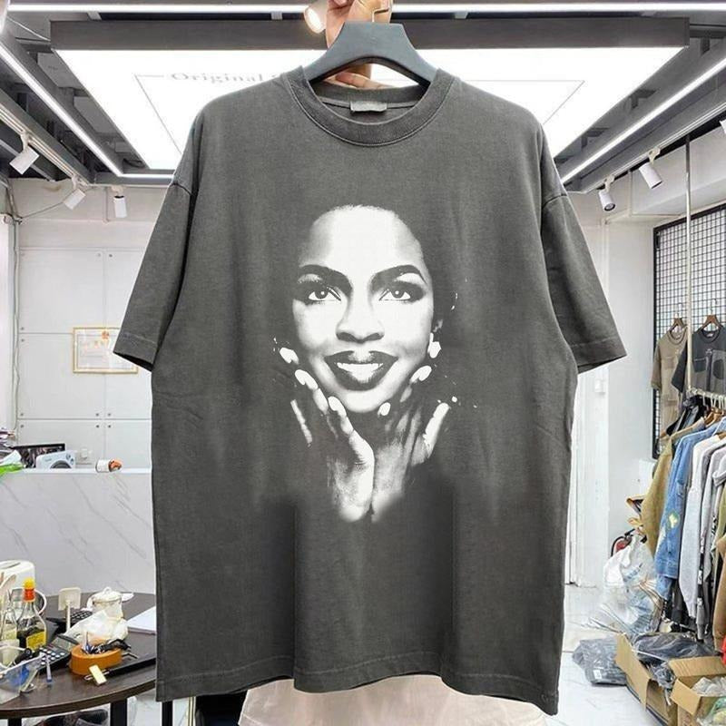 Comfort Color 90s Lauryn Hill Graphic T-Shirt, graphic gift Fan, Lauryn Merch Gift for men women unisex shirt