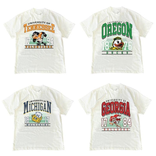 Comfort Color Vintage NCAA College 90S All Teams Sport Football Basketball Classic men graphic tees, Unisex men gifts, streetwear funny tshirt