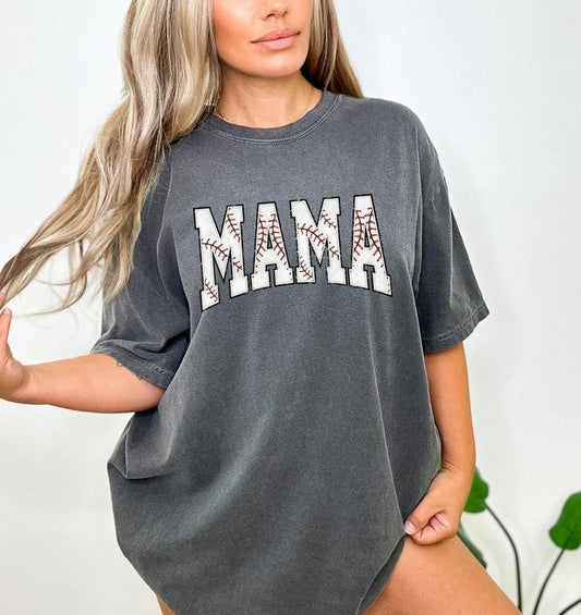 Comfort Colors Baseball Mama Shirt, Mothers day Gift For Baseball Mom, Gift For Baseball Lover Mom Shirt