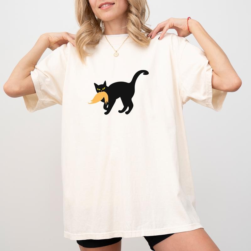 Comfort Colors Cat Ladies Shirt, Sarcastic Cat Graphic Tee, Feminist Unhinged Shirt, Funny Women T-shirt, Activist Shirt, Sarcastic Cat Mom Tee, Cat Lover Tee, Comfy Fabric Graphic Tee, Womenswear, Cotton Fabric Relaxed Fit Chic Style