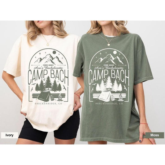 Comfort Colors Custom Bachelorette Party Shirts, Custom Name Location Bachelorette Party Shirts, Camp Bachelorette, Bridesmaid Party Shirt