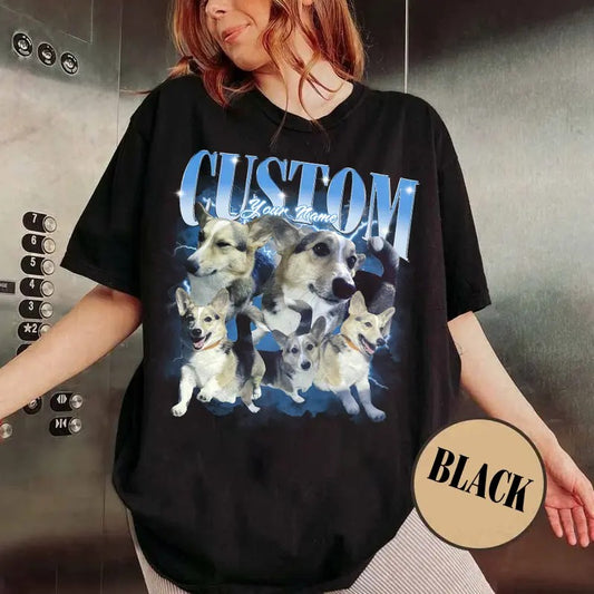 Comfort Colors Custom Bootleg Shirt, Custom Pet Shirt, Custom Dog Shirt, Dog Remembrance Gift