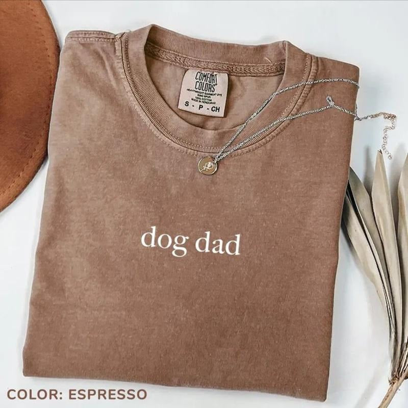 Comfort Colors Dog Dad Shirt, Dog Lover Tee, Dog Daddy T-Shirt, Pet Lover TShirt, Animal Lover Gift, Dog Dad Gift, Gift for Dog Dads