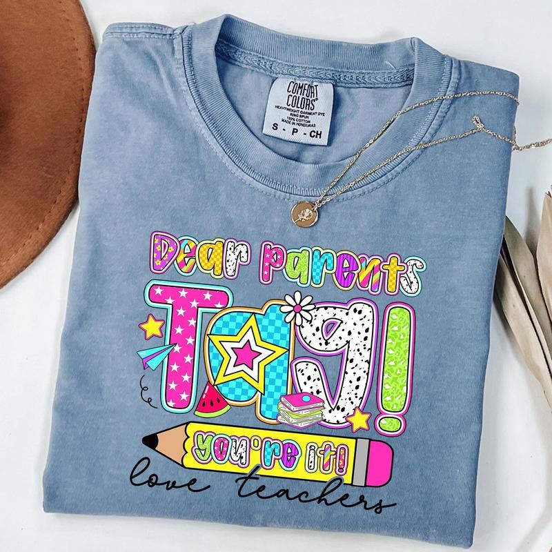 Comfort Colors Preppy Last day of School Shirt, Funny Teacher Summer TShirt, Teacher Appreciation Gift, Unisex T-Shirt