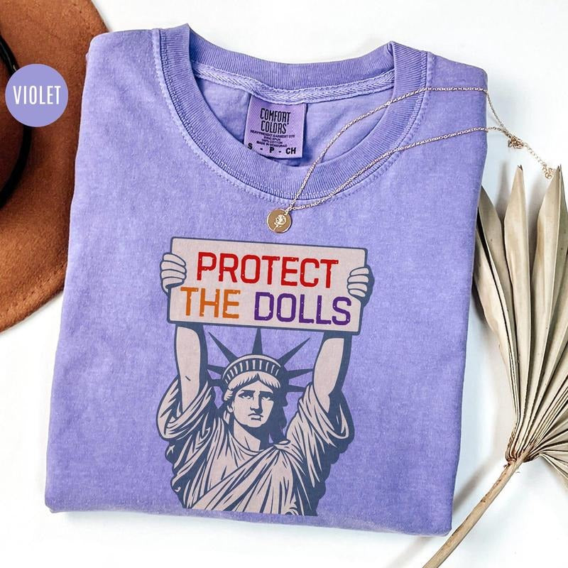 Comfort Colors Protect The Dolls Statue Of Liberty Shirt, Gender Equality Shirt, Pride Month Shirt, Human Rights Shirt, Feminism Shirt LGBTQ