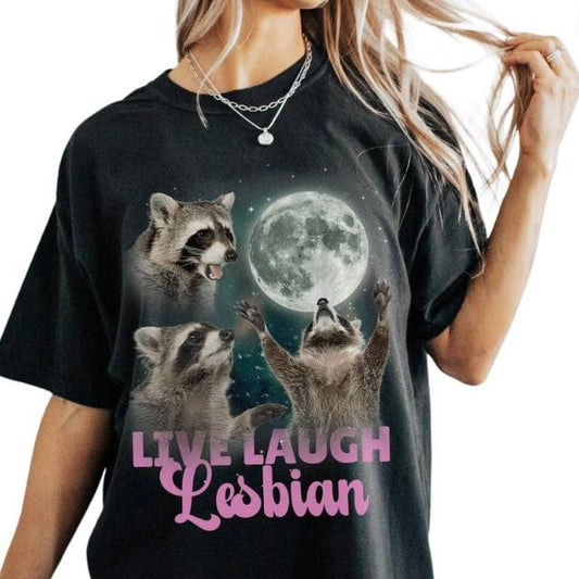 Comfort Colors Raccoons Halloween Shirt, Three Raccoons Vintage Shirt, Retro Raccoon Moon Tee, Halloween Raccoon Lovers, Funny Raccoon Tee, gift for her