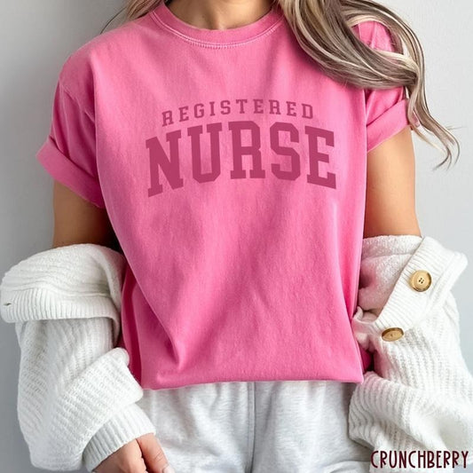 Comfort Colors Registered Nurse T-shirt, RN Shirt, New Nurse Gift, Nurse Graduation Gifts, Future Nurse Cotton Fabric