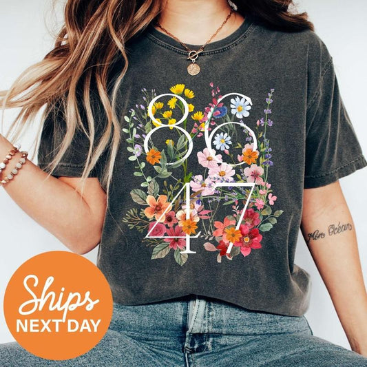 Comfort Colors Retro 8647 Anti Trump Shirt, Democrat 8647 Shirt, Liberal Shirt, Pro Immigration Shirt, Anti ICE, Anti MAGA