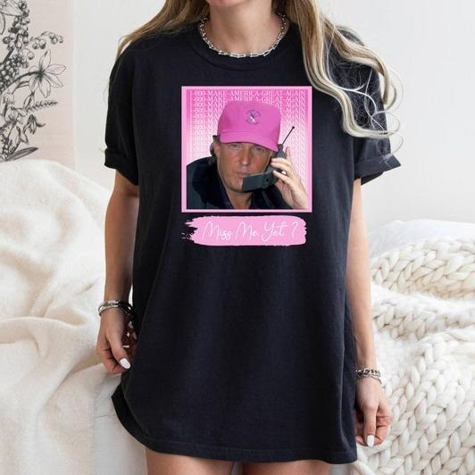 Comfort Colors Shirt, Make America Great Shirt, Miss Me Yet Tee, Golf Lover Trump Tee, Trump 2024 Tee, Funny Trump Tee, Republican Girl Tee