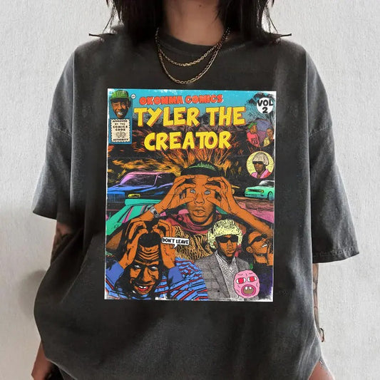 Comfort Colors Tyler The Creator Shirt, Hip-Hop T Shirt, Tyler The Creator Tee, Comic Book, Tyler The Creator Shirt, Call Me If You Get Lost Tee