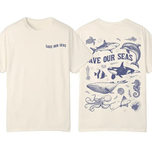 Comfort Colors, Save Our Seas Vintage Graphic T-Shirt Sweatshirt Hoodie