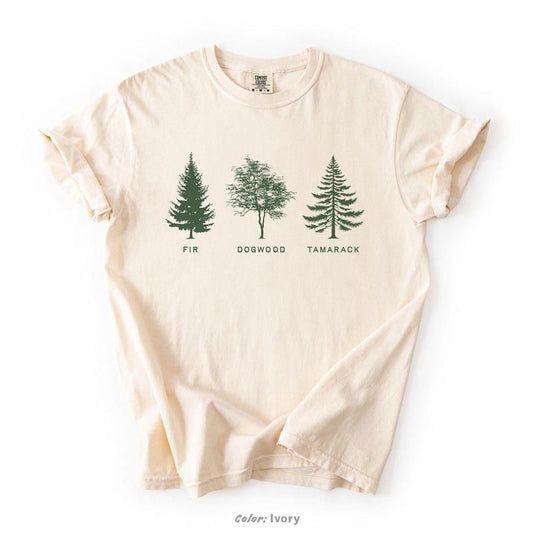 Comfort color Subtle Anti Trum shirt, FDT shirt, Fir Dogwood Tamarack Shirt, Nature Tee, National Park Style Shirt