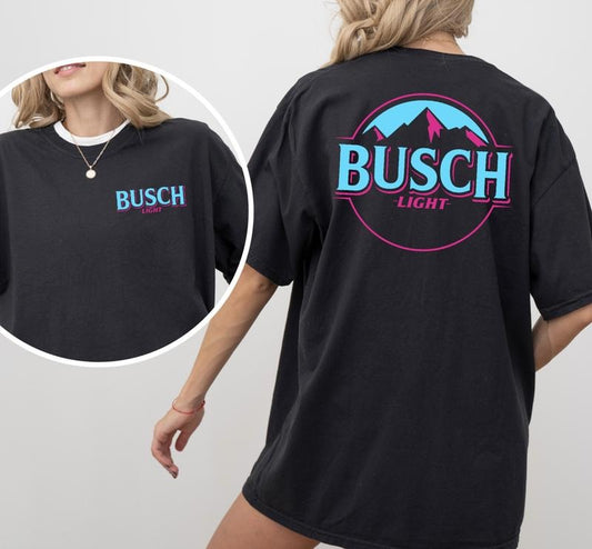 Comfortable Neon Beer T-shirt, Soft Cotton Crewneck for a Baggy Fit