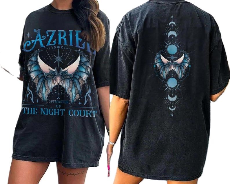 Commander Of The Night Court shirt, Azriel Bat Boys shirt, Acotar Court Crescent City tee, dark romance shirts