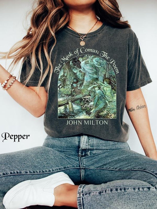 Comus Shirt, John Milton T-Shirt, Art History Shirt, Light Academia Shirt, Art Hoe, Dark Academia Shirt, Art History Tee, Dark Cottagecore