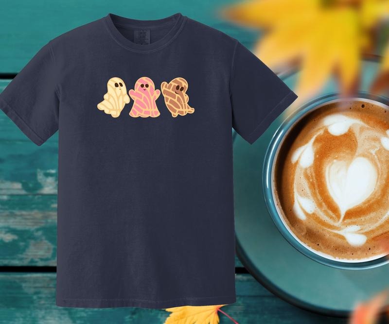 Concha Ghost Halloween Tee shirt