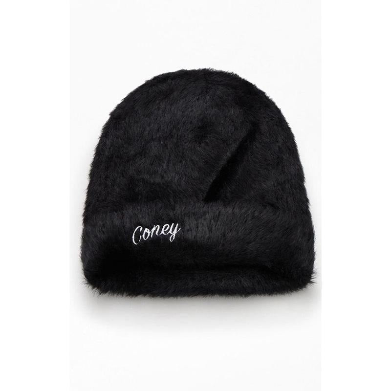 Coney Island Picnic Men's Black Fuzzy Beanie