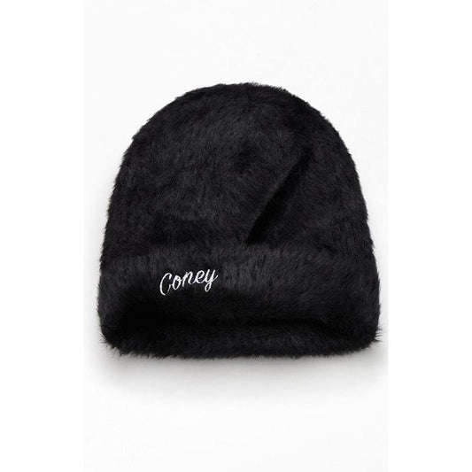 Coney Island Picnic Men's Black Fuzzy Beanie