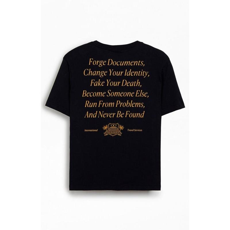 Coney Island Picnic Men's International Travel Services T-Shirt - Multicolor