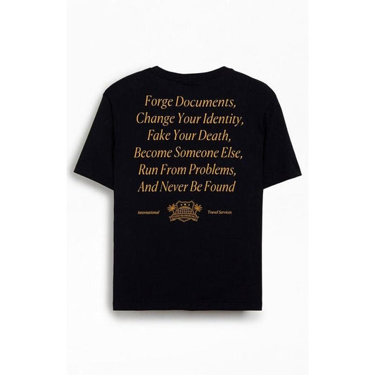 Coney Island Picnic Men's International Travel Services T-Shirt - Multicolor